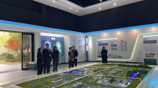 This picture shows Site Visit of project partners at the micro grid system pilot of local State Grid